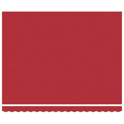 vidaXL Einziehbare Markise Rot 400 x 300 cm Stoff und Metall
