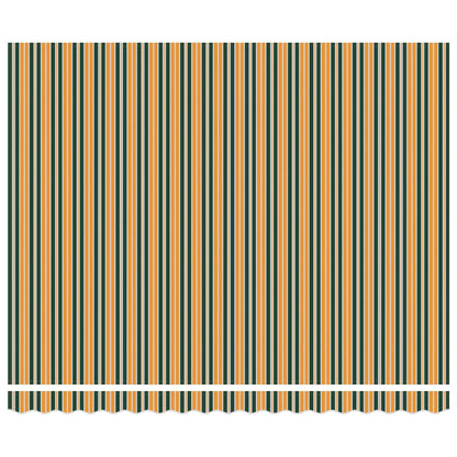vidaXL Markise Grün und Gelb 400 x 300 x 165 cm