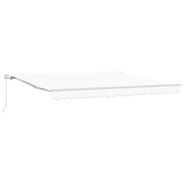 vidaXL Markise Weiß 400 x 350 x 165 cm Polyester und Metall