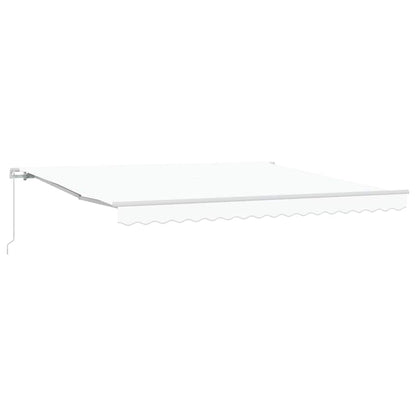 vidaXL Markise Weiß 400 x 350 x 165 cm Polyester und Metall