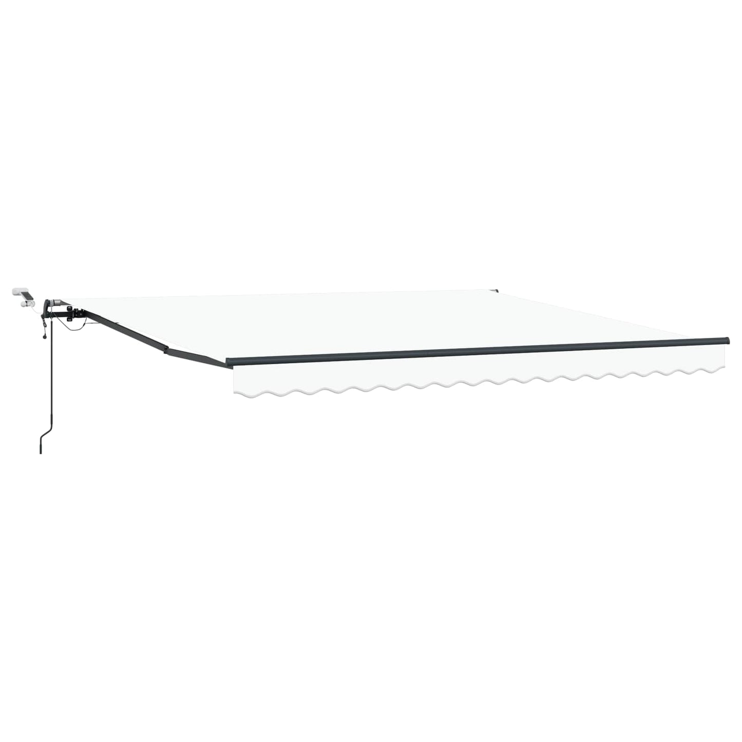 vidaXL Markisenstoff mit Weiß 400 x 350 cm Polyester