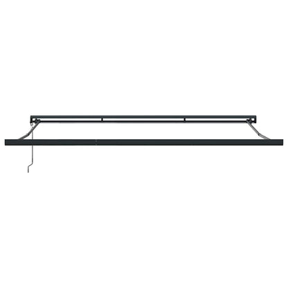 vidaXL Einziehbare Markise Grün und Weiß 400 x 350 cm Stoff