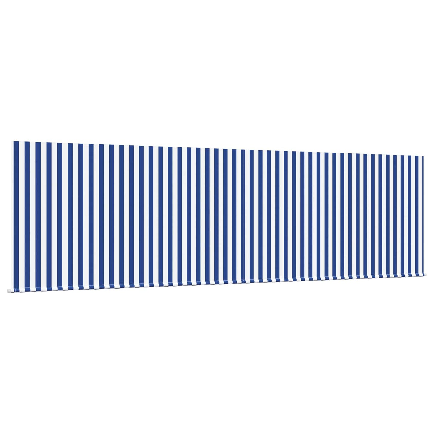 vidaXL Einziehbare Markise Blau und Weiß 400 x 300 cm