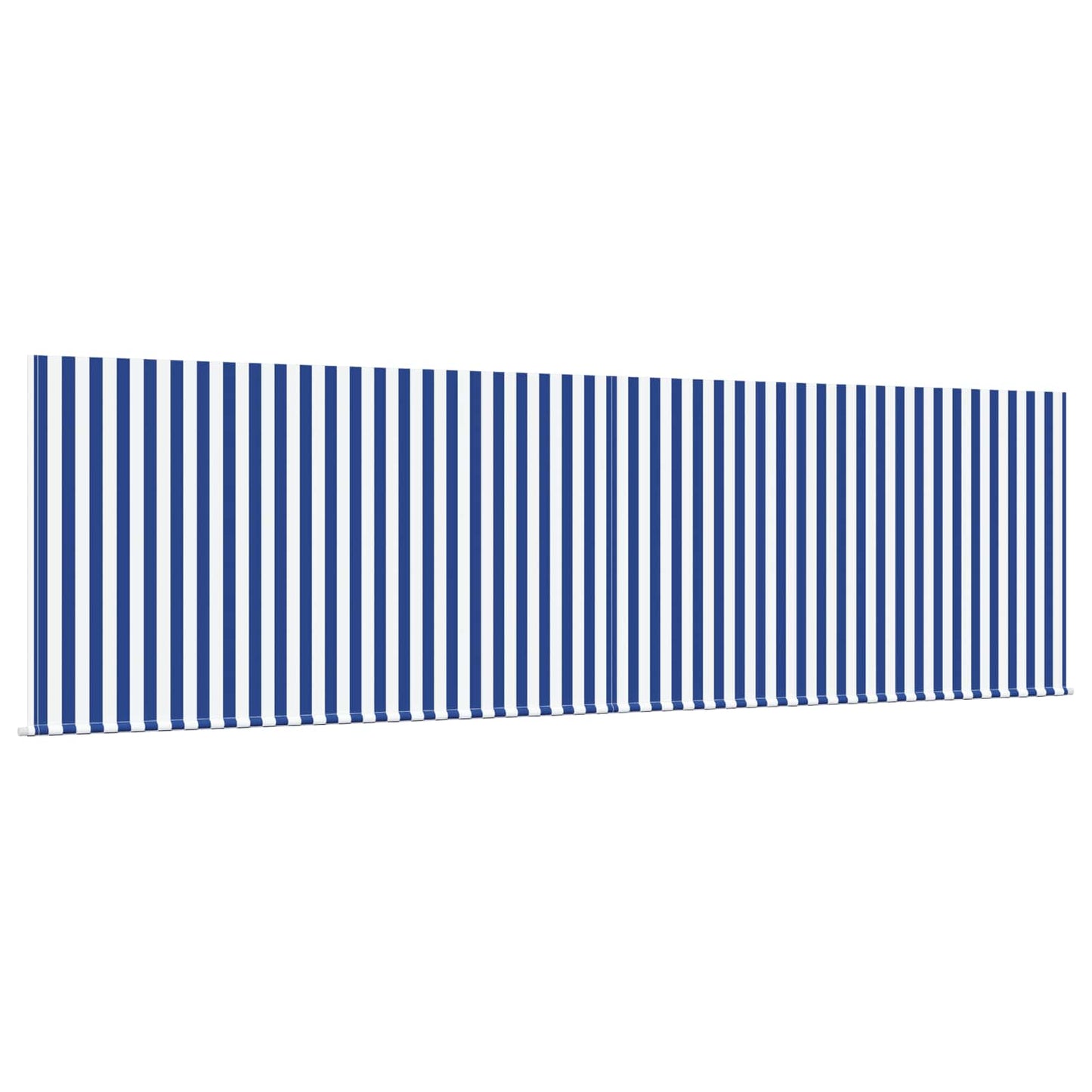 vidaXL Einziehbare Markise Blau und Weiß 400 x 300 cm