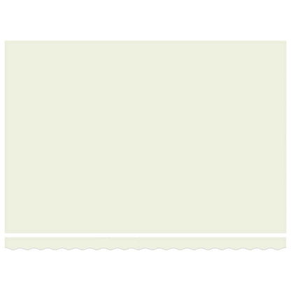 Einziehbare Markise Creme 450 x 300 cm Aluminium und Stoff