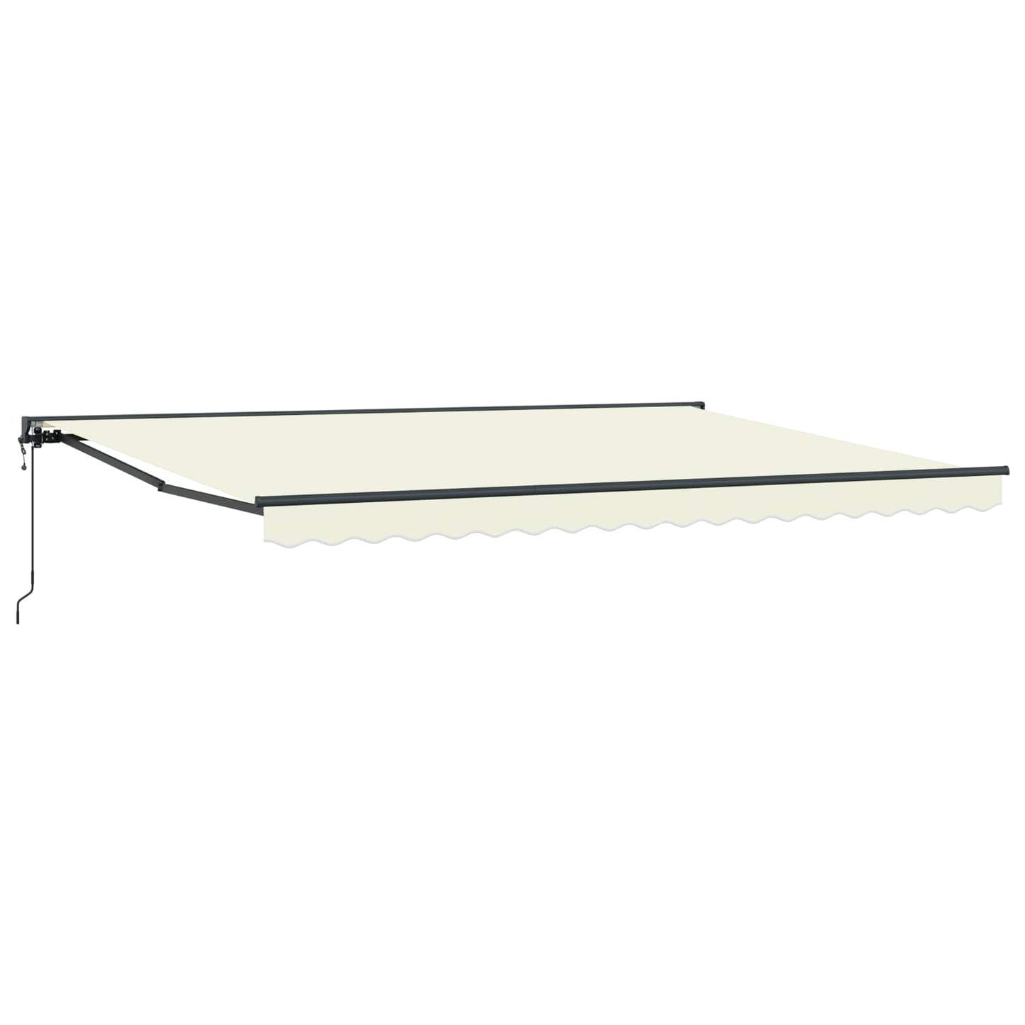 vidaXL Einziehbare Markise Creme 450 x 300 cm Polyester und Metall