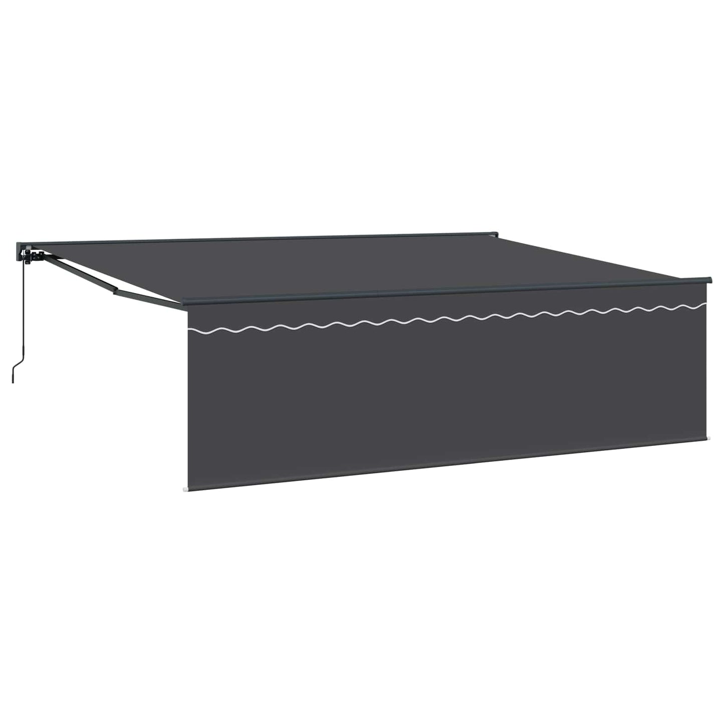 vidaXL Einziehbare Markise Anthrazit 450 x 300 cm