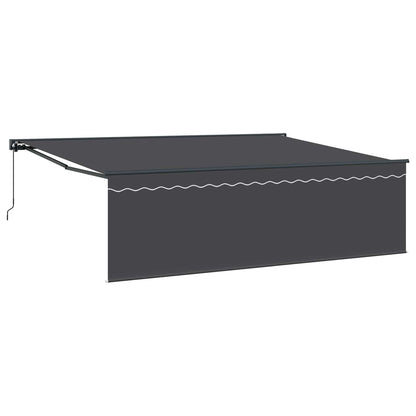 vidaXL Einziehbare Markise Anthrazit 450 x 300 cm