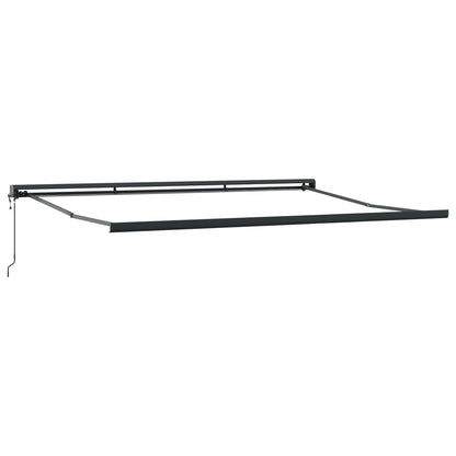 vidaXL Markise Orange und Braun 450 x 300 x 165 cm