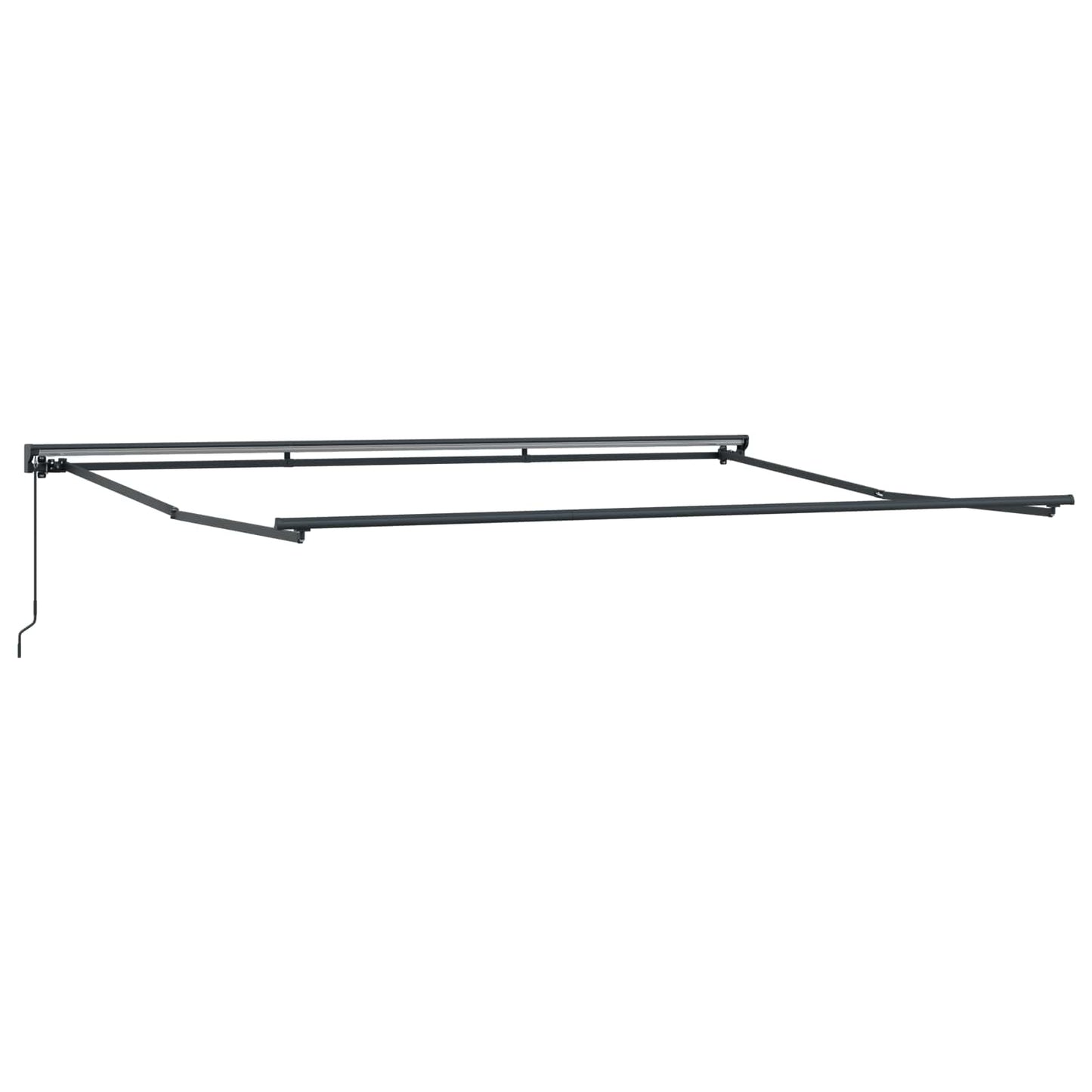vidaXL Einziehbare Markise Braun 450x300 cm Stoff