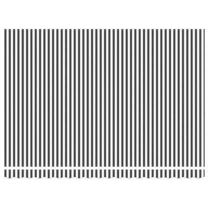 vidaXL Einziehbare Markise Anthrazit und Weiß 450 x 300 cm