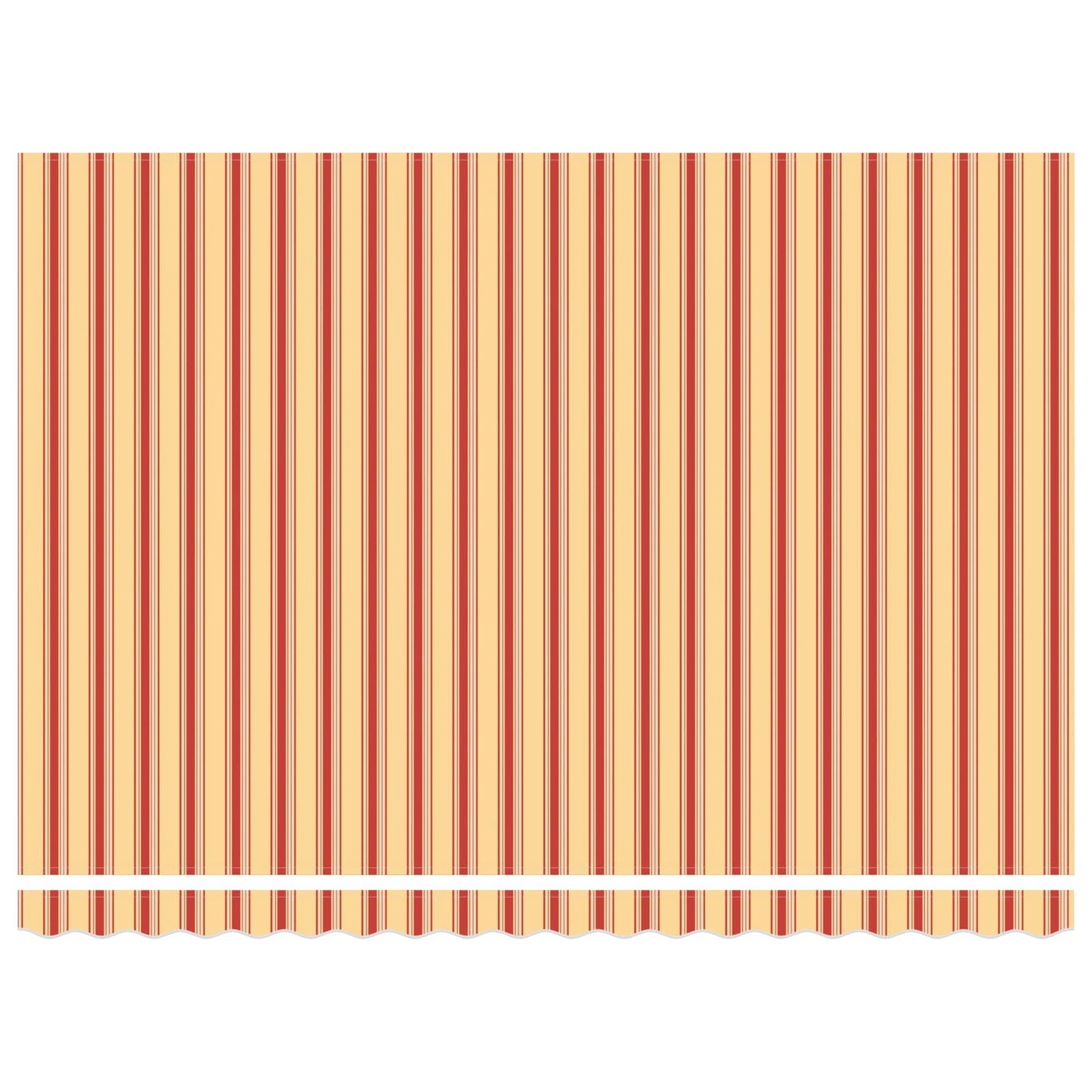 Einziehbare Markise Gelb und Orange 450 x 300 cm Stoff