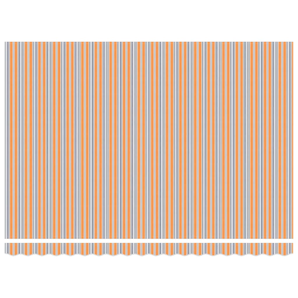 vidaXL Einziehbare Markise Mehrfarbig 450 x 300 cm Stoff