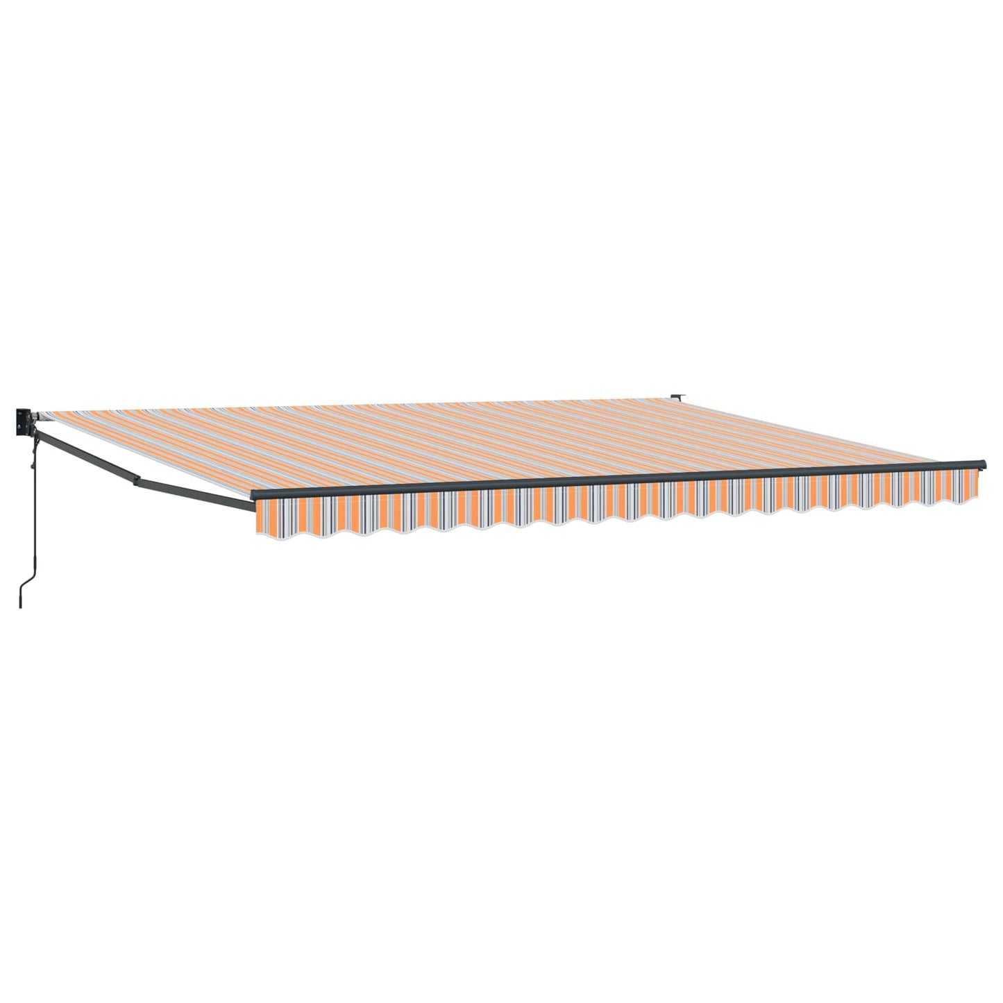 vidaXL Einziehbare Markise Mehrfarbig 450 x 300 cm