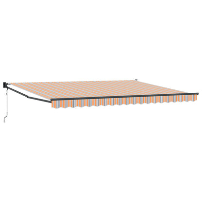 vidaXL Einziehbare Markise Mehrfarbig 450 x 300 cm