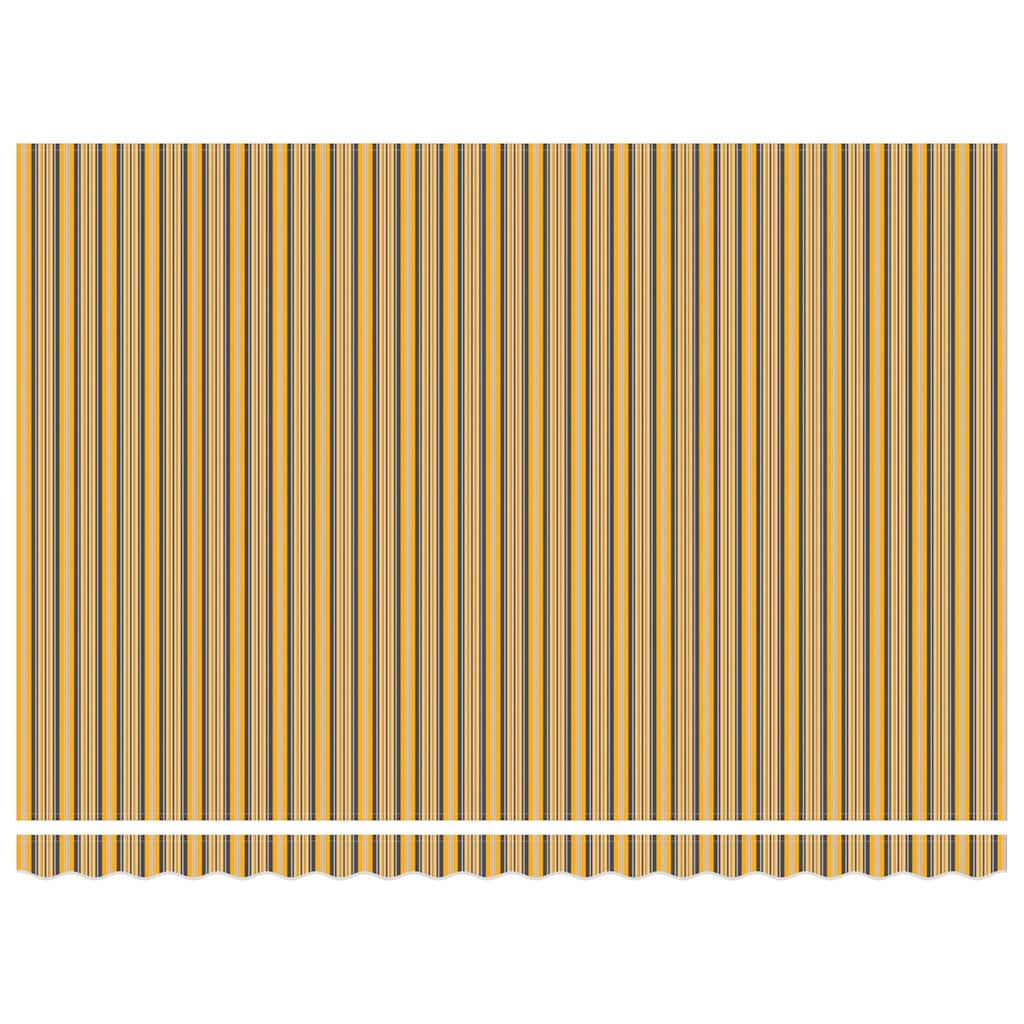 vidaXL Einziehbare Markise Mehrfarbig 450 x 300 cm Stoff