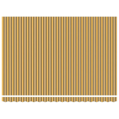 vidaXL Einziehbare Markise Mehrfarbig 450 x 300 cm Stoff