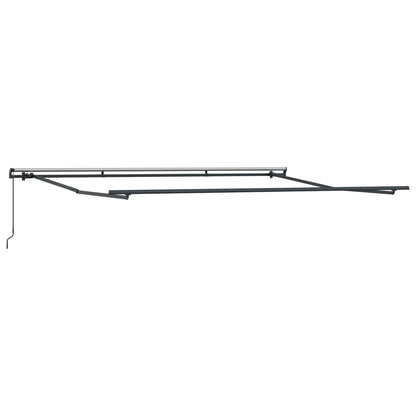 Einziehbare Markise Mehrfarbig 450 x 300 cm Polyester und Stahl