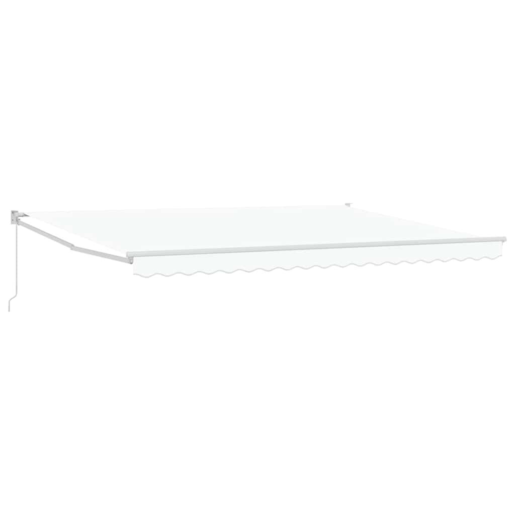 vidaXL Markise Weiß 450 x 300 x 165 cm Polyester und Metall