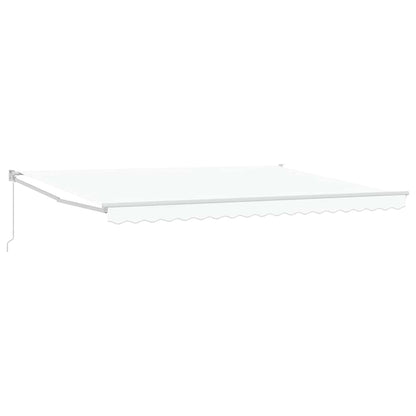 vidaXL Markise Weiß 450 x 300 x 165 cm Polyester und Metall