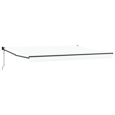 vidaXL Markise Weiß 450 x 300 x 165 cm Polyester und Metall
