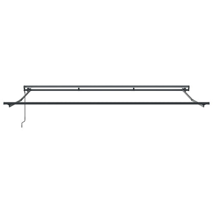 vidaXL Einziehbare Markise Hellgrau 450x300 cm Stoff