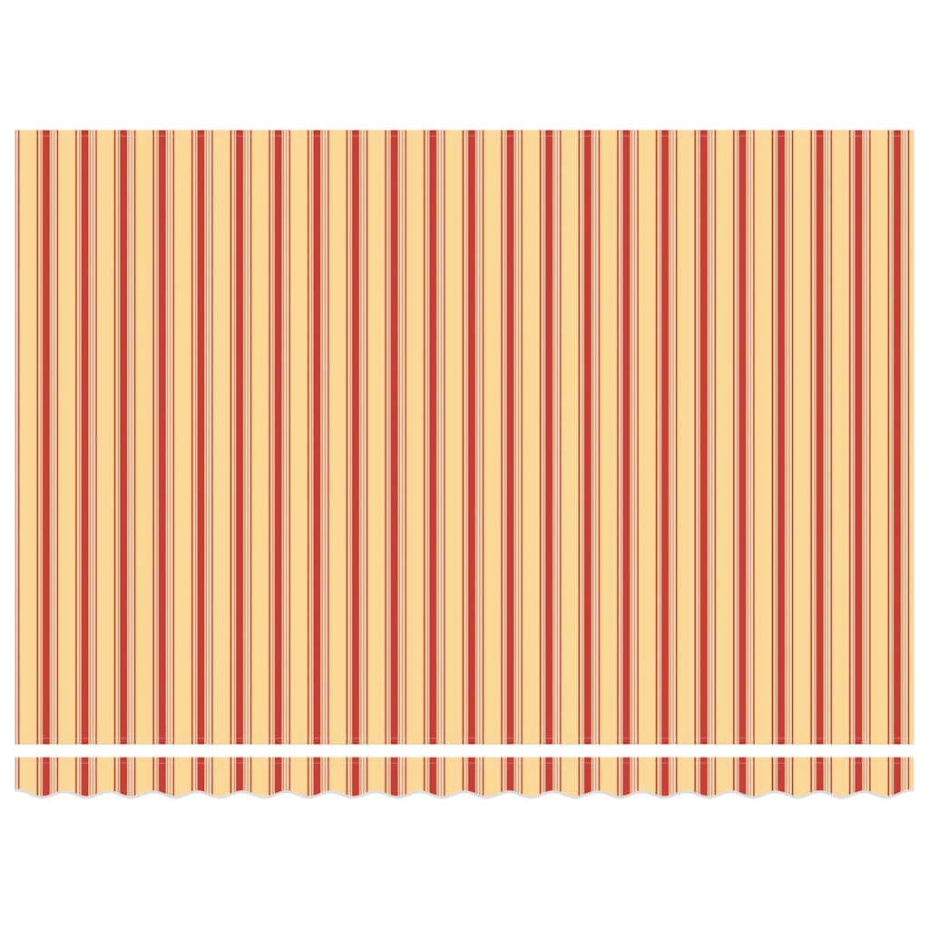 Einziehbare Markise Gelb und Orange 450 x 350 cm