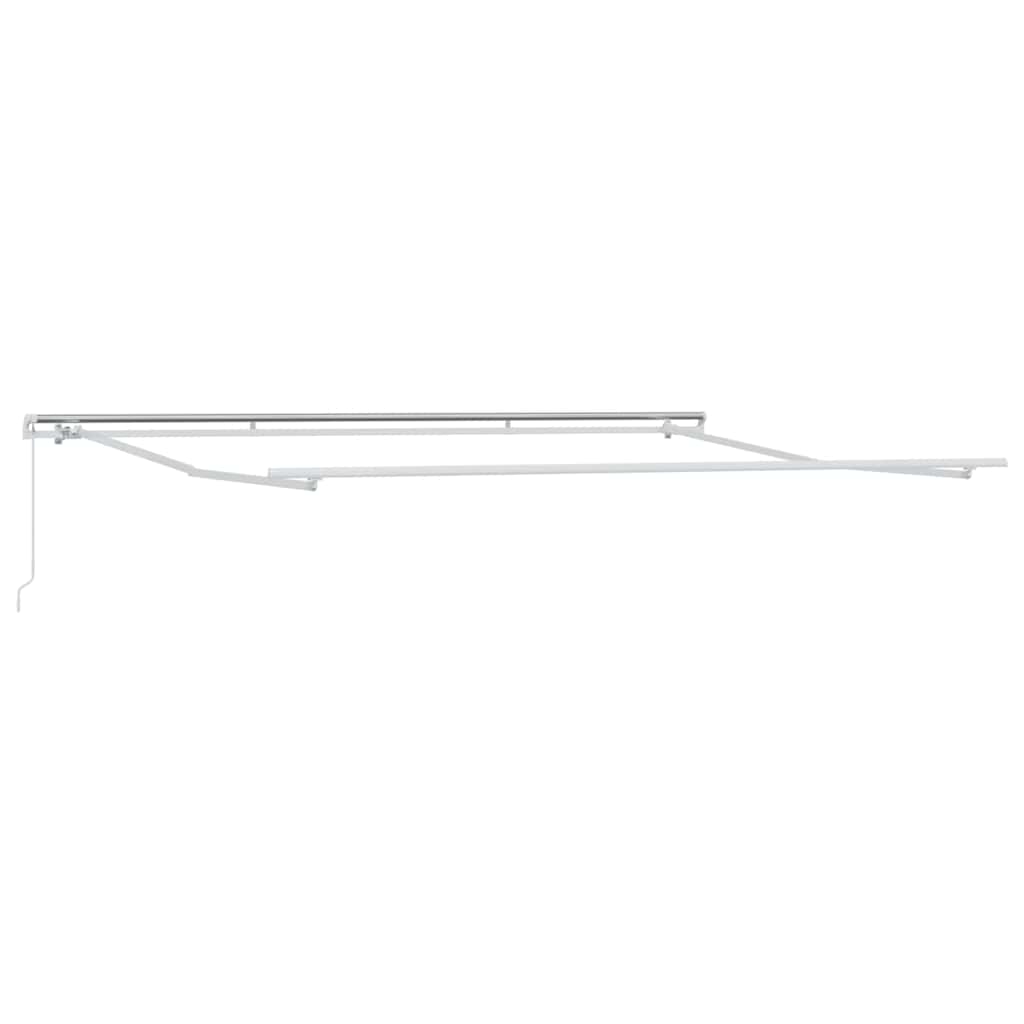 vidaXL Markise Gestreift Mehrfarbig 4,5 × 3,5 m Polyester und Metall