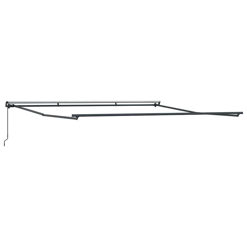 vidaXL Einziehbare Markise Mehrfarbig 450 x 350 cm Stoff