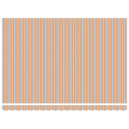 vidaXL Einziehbare Markise Mehrfarbig 450 x 350 cm Stoff