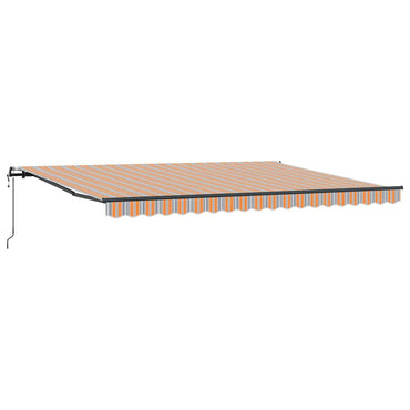 vidaXL Einziehbare Markise Mehrfarbig 450 x 350 cm Stoff