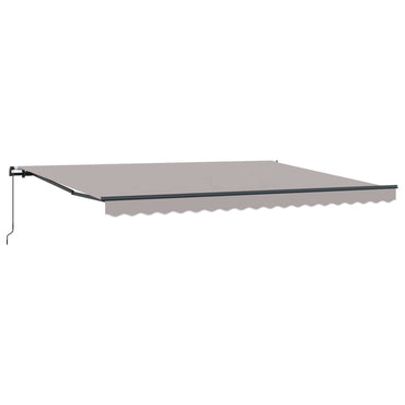 vidaXL Markise hellgrau Hellgrau 450 x 350 cm Stoff