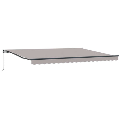 vidaXL Markise hellgrau Hellgrau 450 x 350 cm Stoff