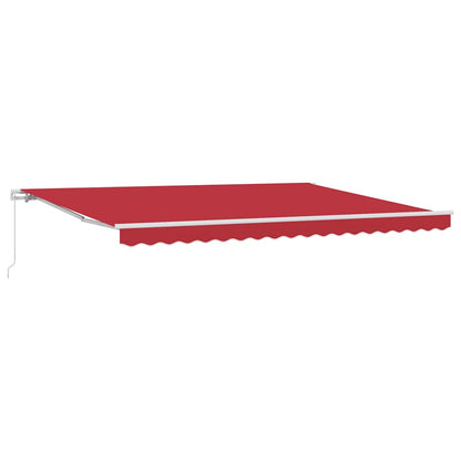 vidaXL Markise Rot 450 x 350 x 165 cm Polyester