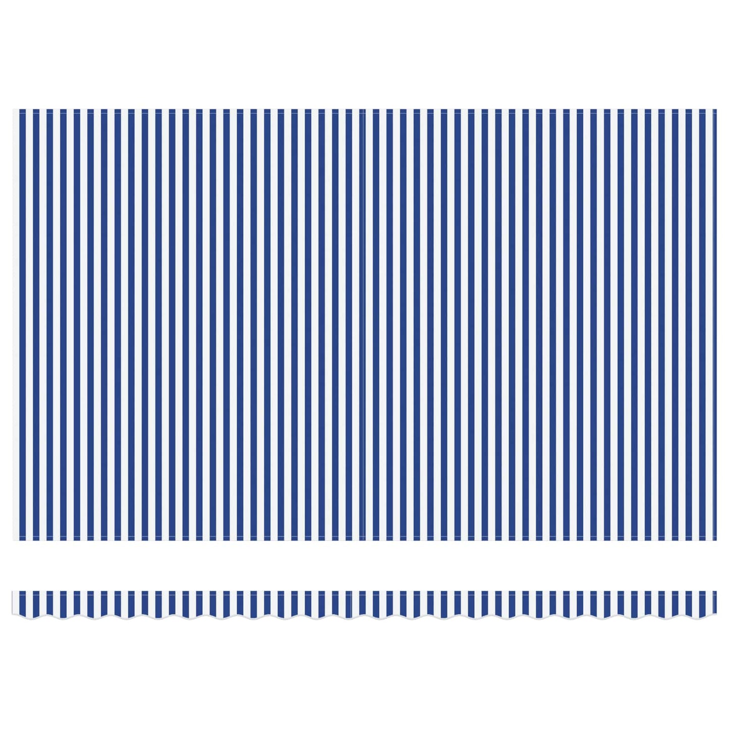 vidaXL Einziehbare Markise Blau und Weiß 500 x 300 cm