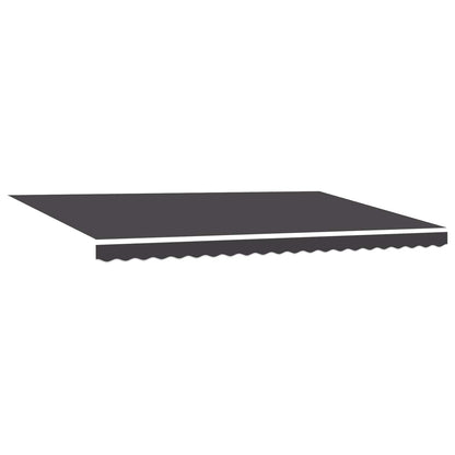 vidaXL Einziehbare Markise Anthrazit 500 x 300 cm