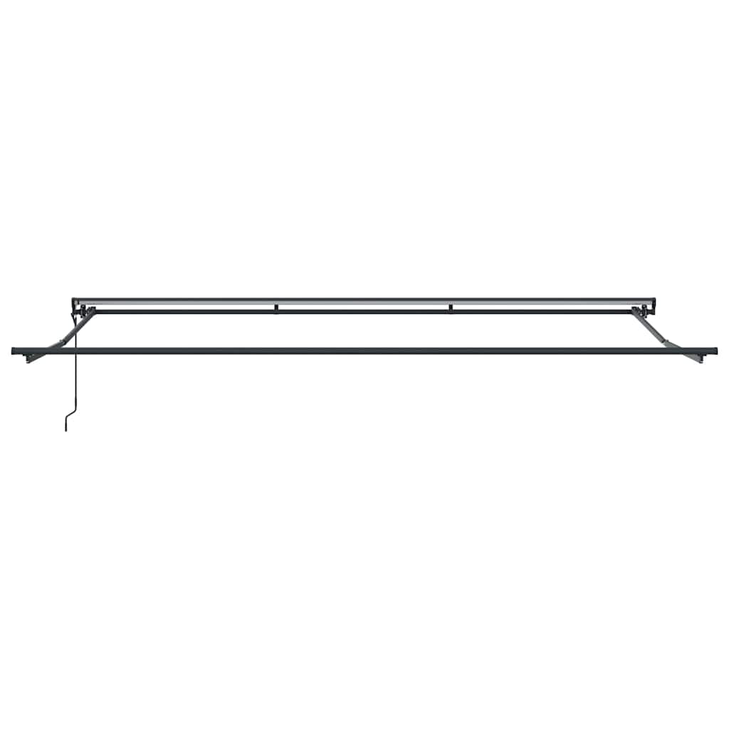 vidaXL Einziehbare Markise Bordeauxrot 500 x 300 cm