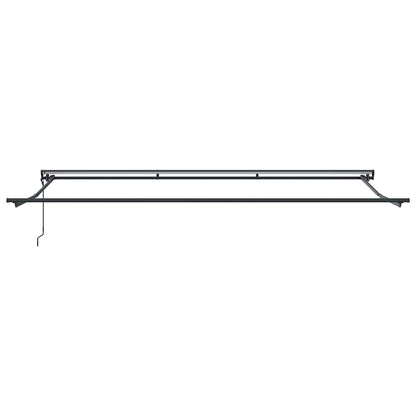 vidaXL Einziehbare Markise Bordeauxrot 500 x 300 cm