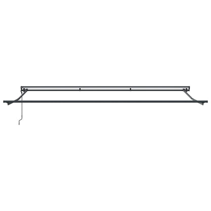 vidaXL Einziehbare Markise Braun 500 x 300 cm Polyester und Metall
