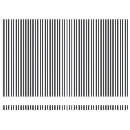 Einziehbare Markise Anthrazit und Weiß 500 x 300 cm