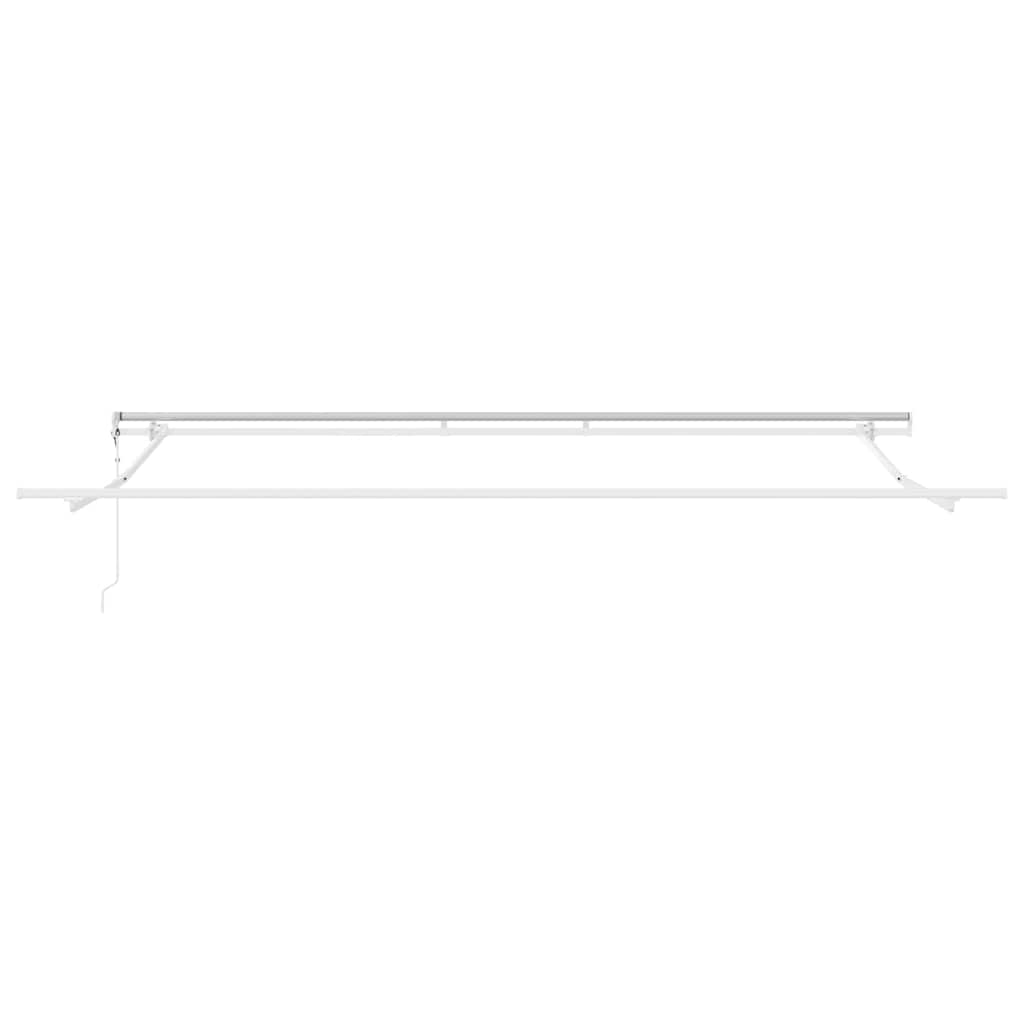vidaXL Store banne rétractable Jaune et orange 500 x 300 cm en tissu
