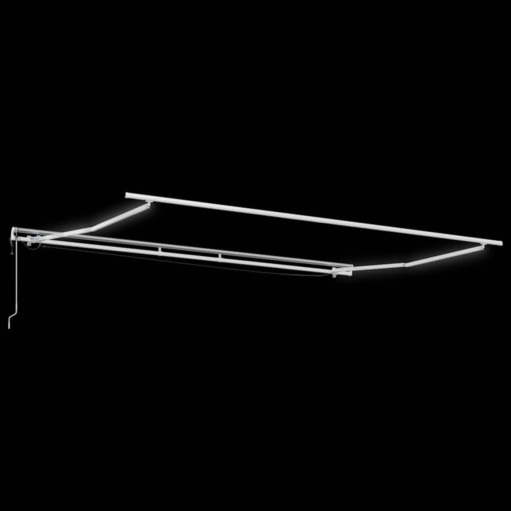 vidaXL Einziehbare Markise Gelb und Orange 500 x 300 cm