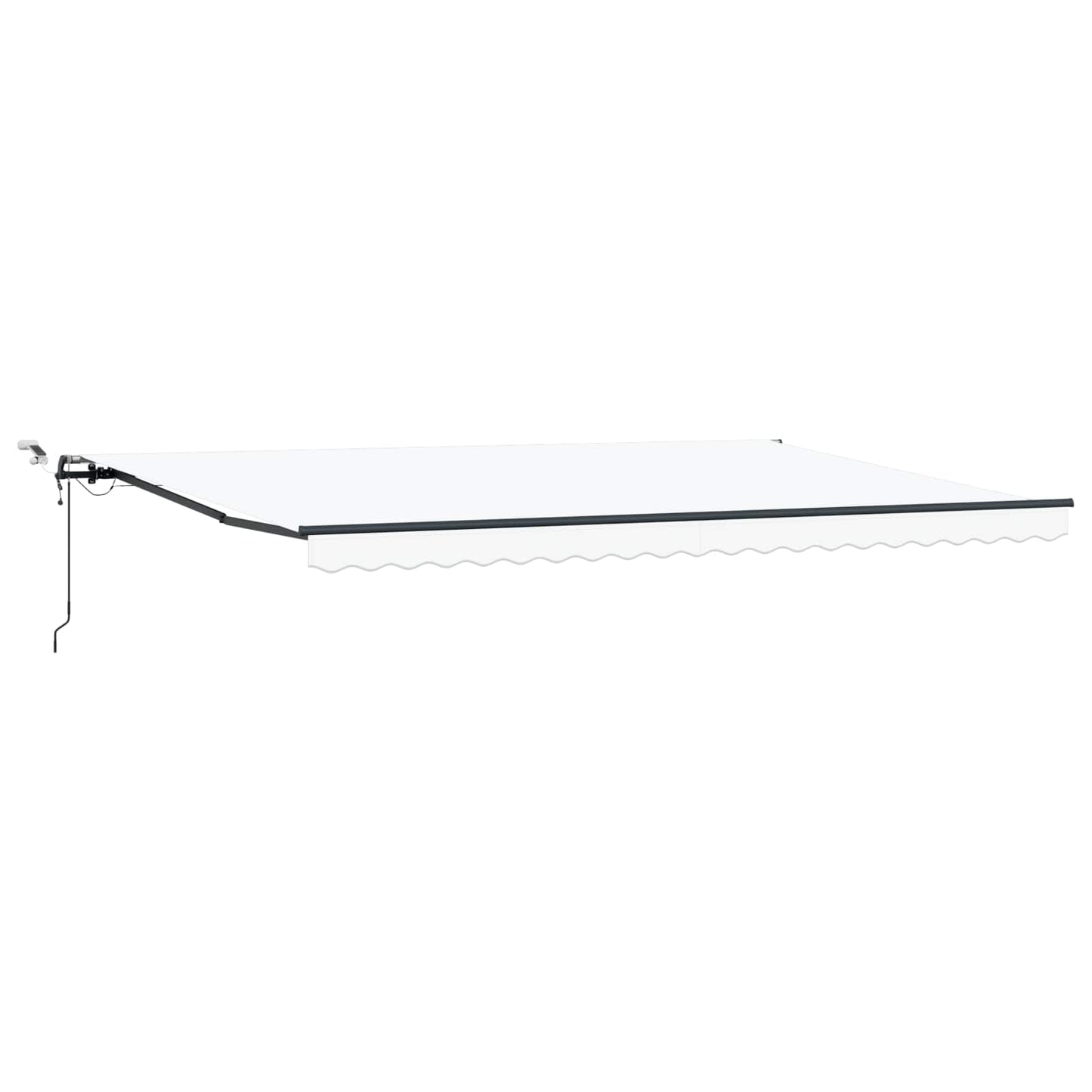 vidaXL Markisenstoff mit Weiß 500 x 300 cm Polyester
