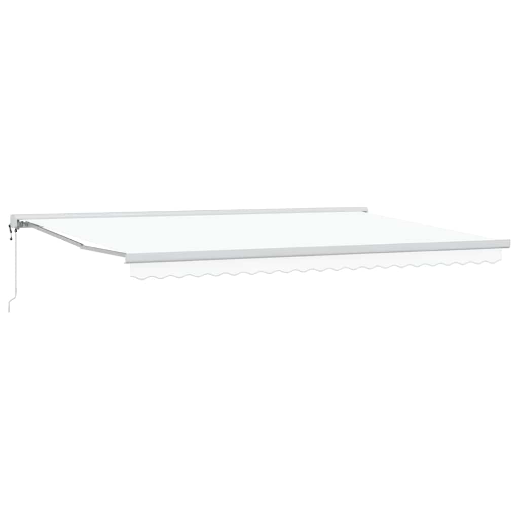 vidaXL Markise Weiß 350 x 250 x 165 cm Polyester und Aluminium