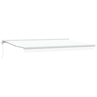 vidaXL Markise Weiß 350 x 250 x 165 cm Polyester und Aluminium
