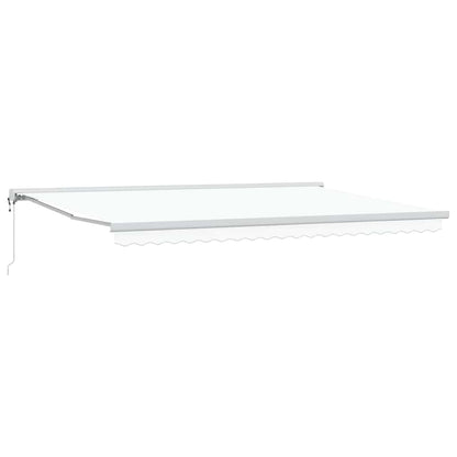 vidaXL Markise Weiß 350 x 250 x 165 cm Polyester und Aluminium