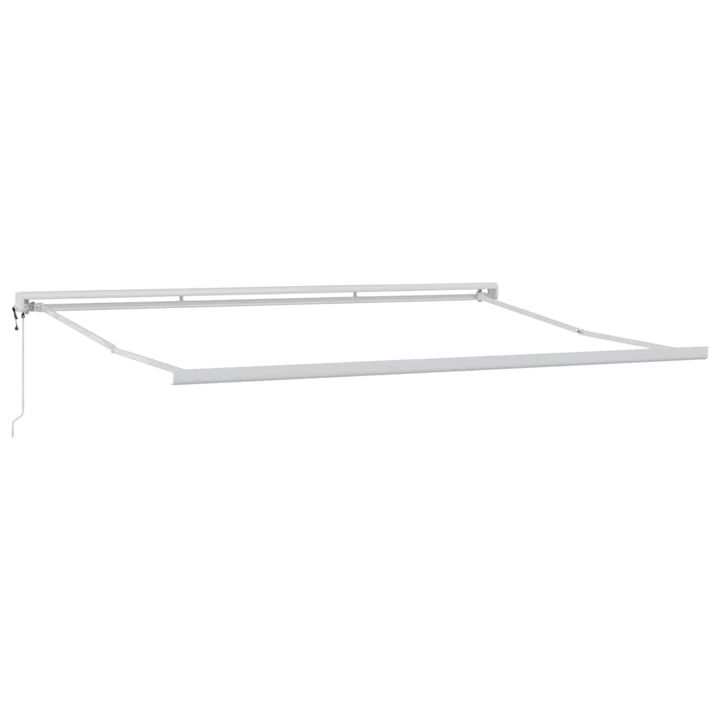 vidaXL Markise Weiß 350 x 250 x 165 cm Polyester und Aluminium