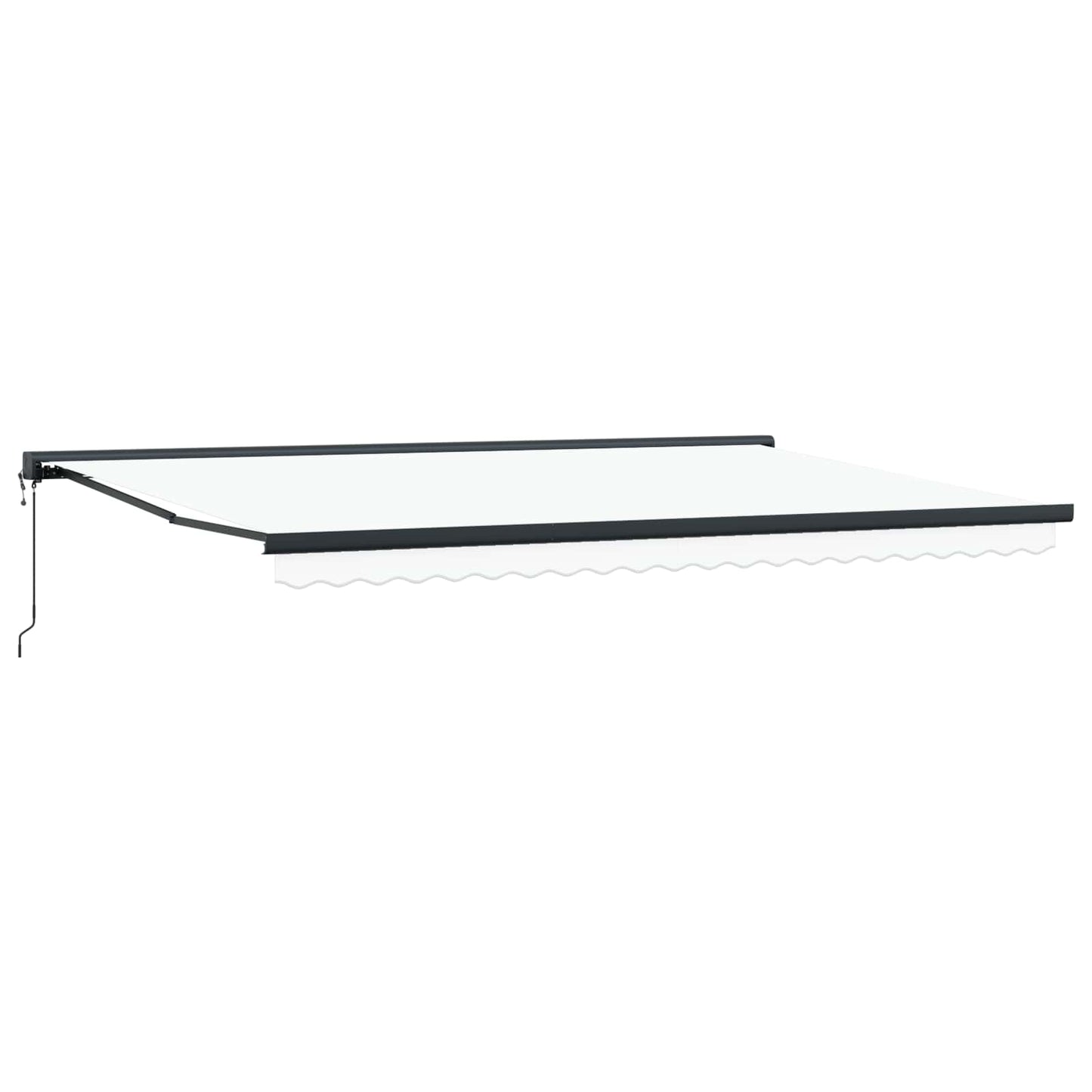 vidaXL Markise Weiß 350 x 250 x 165 cm Polyester und Aluminium