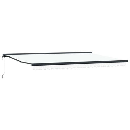 vidaXL Markise Weiß 350 x 250 x 165 cm Polyester und Aluminium