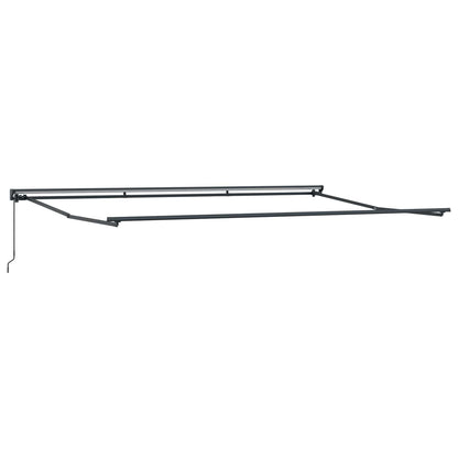 vidaXL Einziehbare Markise Weiß 500 x 300 cm Polyester und Metall
